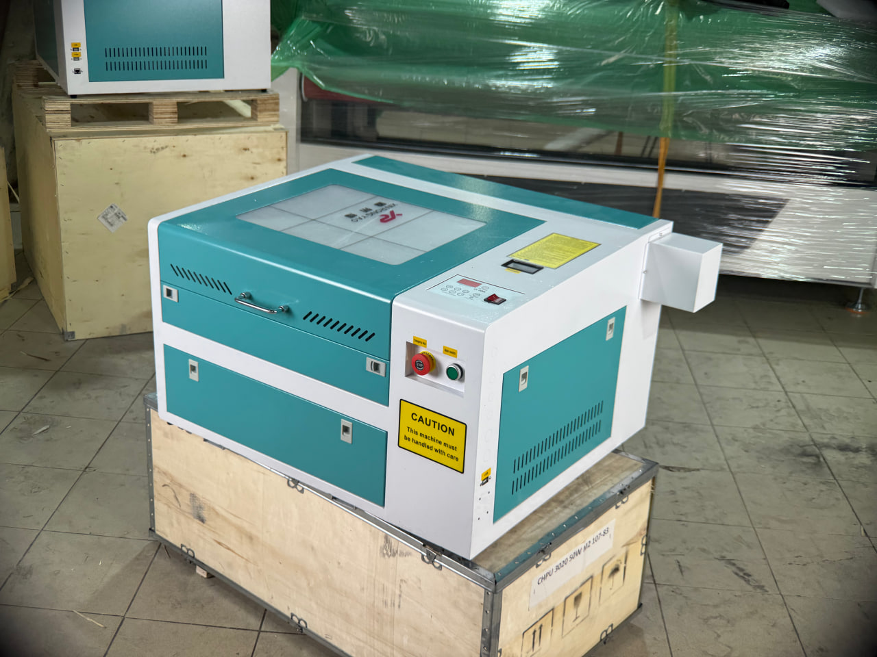 Лазерный станок CO2 с ЧПУ | 400x400 | 50 Вт | M3