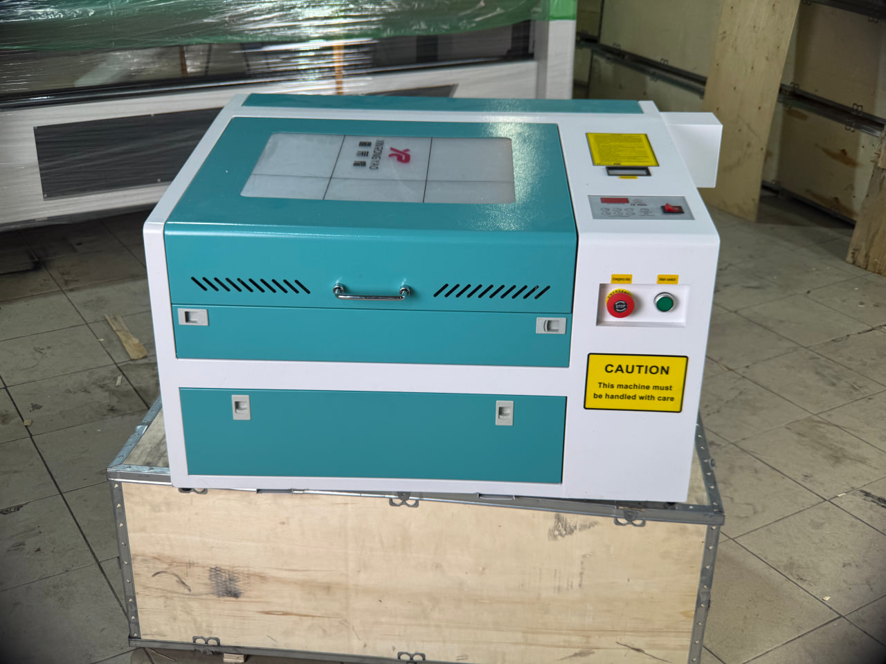 Лазерный станок CO2 с ЧПУ | 400x400 | 50 Вт | M3 фото 2