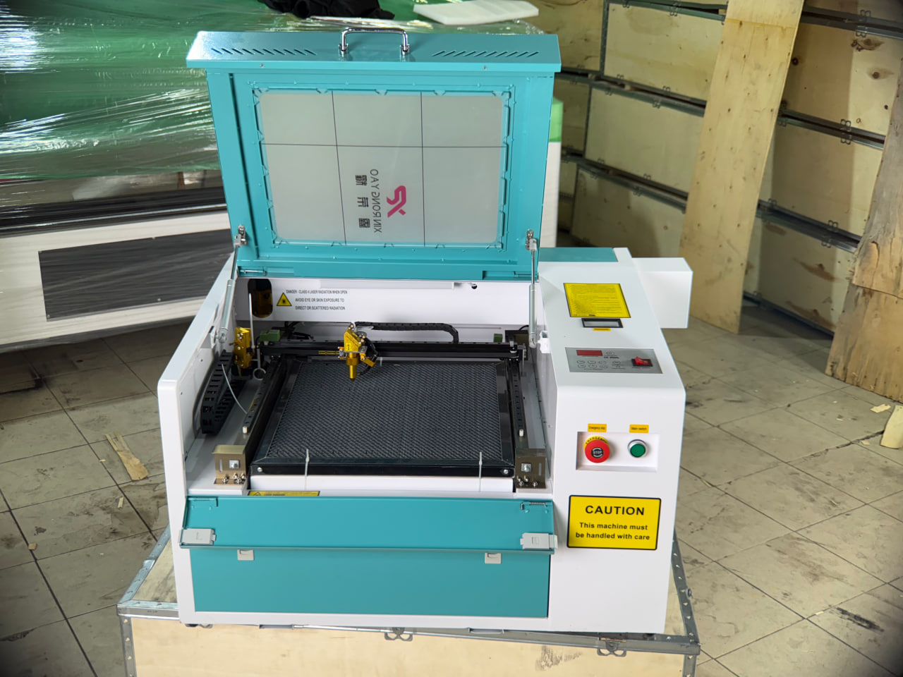 Лазерный станок CO2 с ЧПУ | 400x400 | 50 Вт | M3 фото 5