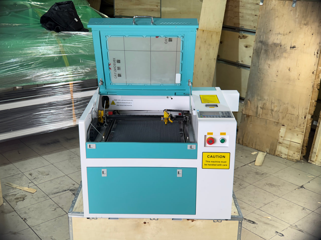 Лазерный станок CO2 с ЧПУ | 400x400 | 50 Вт | Ruida фото 6