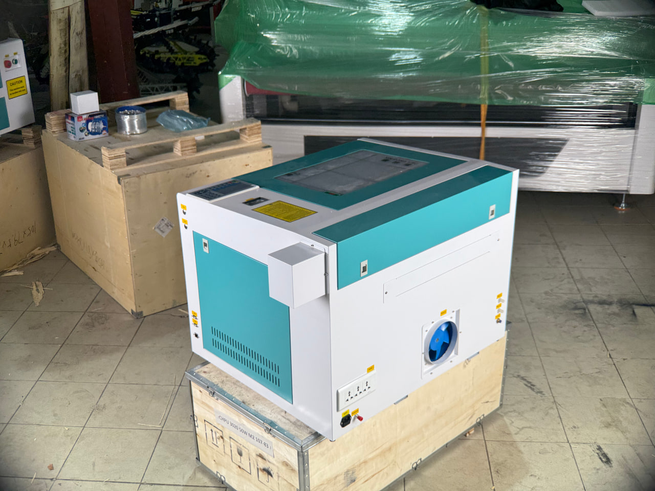 Лазерный станок CO2 с ЧПУ | 400x400 | 50 Вт | Ruida фото 9