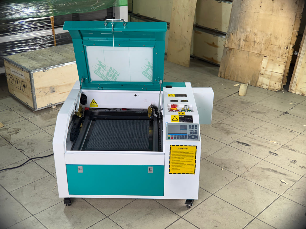 Лазерный станок CO2 с ЧПУ | 400x400 | 50 Вт | Ruida фото 3