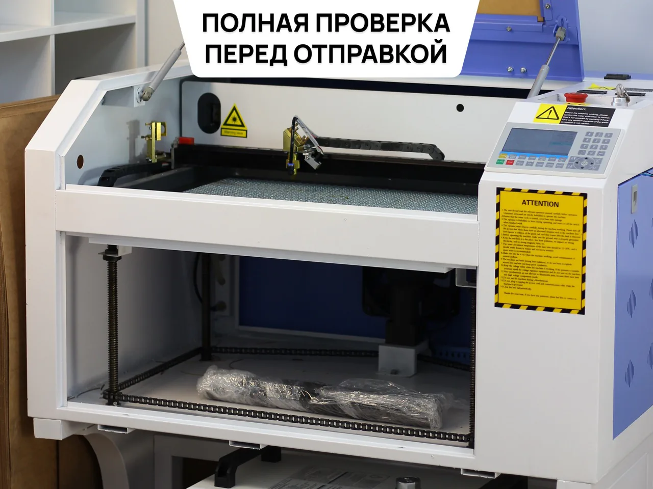 Лазерный станок CO2 с ЧПУ | 600x400 | 100 Вт | Ruida фото 5