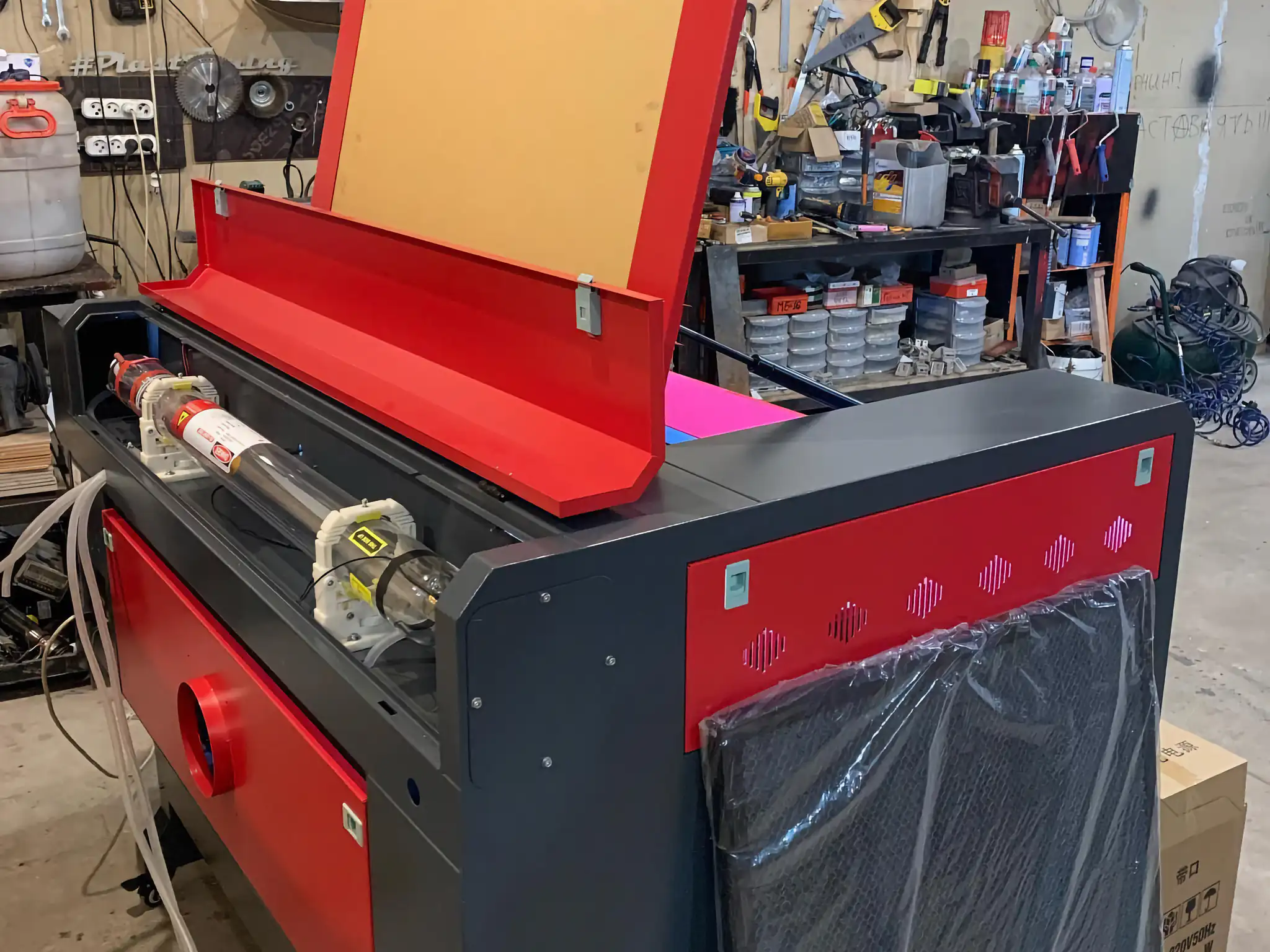 Лазерный станок CO2 с ЧПУ | 600x900 | 100 Вт | Ruida | Medium фото 2