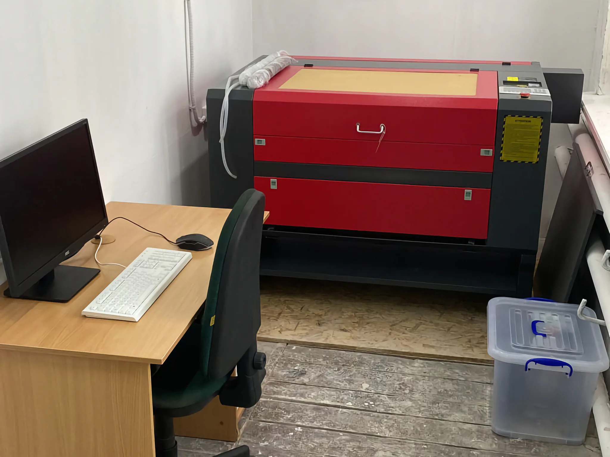 Лазерный станок CO2 с ЧПУ | 600x900 | 100 Вт | Ruida | Medium фото 17