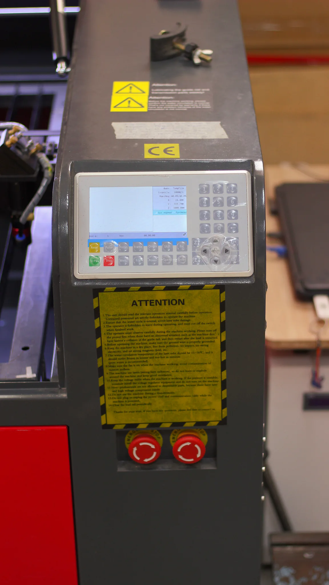 Лазерный станок CO2 с ЧПУ | 1000x800 | 130 Вт | Ruida | Medium фото 5