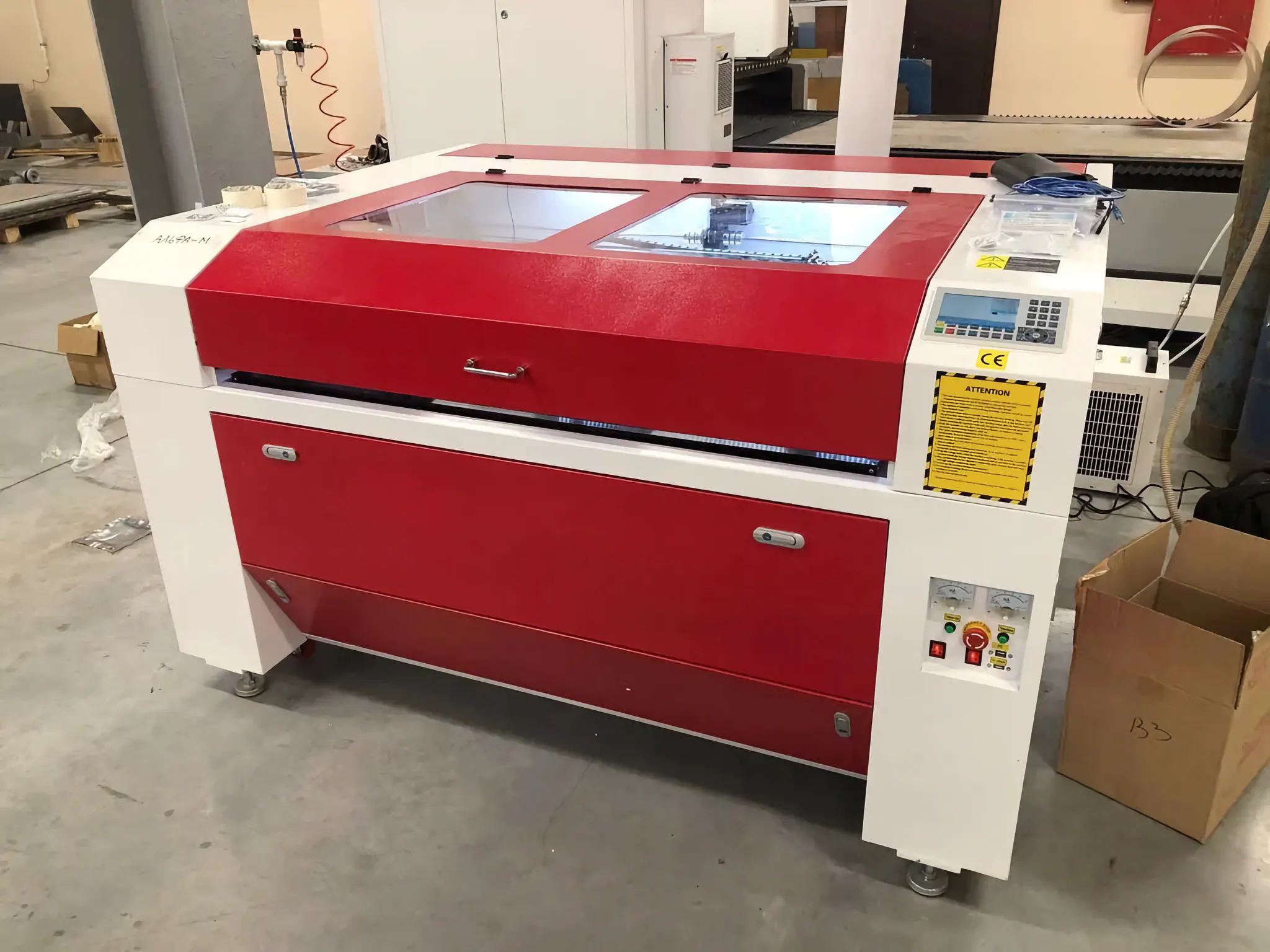 Лазерный станок CO2 с ЧПУ | 1300x900 | 100 Вт | Ruida | Pro