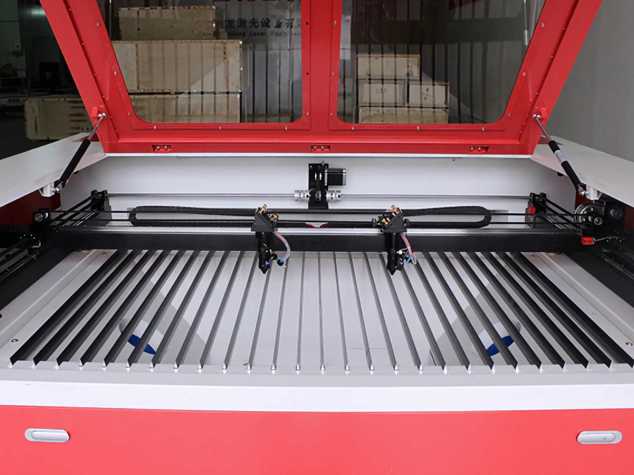 Лазерный станок CO2 с ЧПУ | 1300x900 | 100 Вт | Ruida | 2 головы