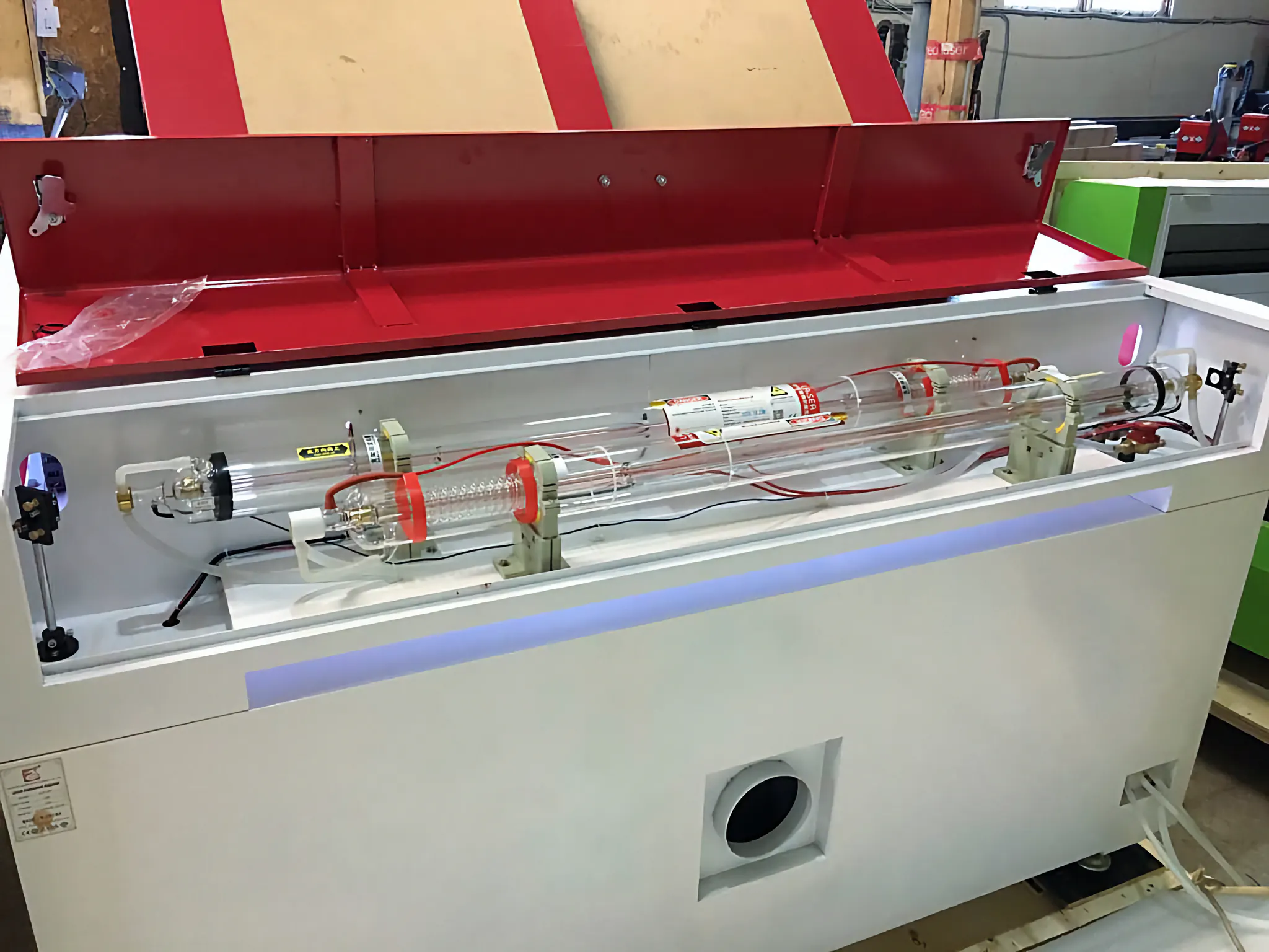 Лазерный станок CO2 с ЧПУ | 1300x900 | 100 Вт | Ruida | 2 головы фото 3