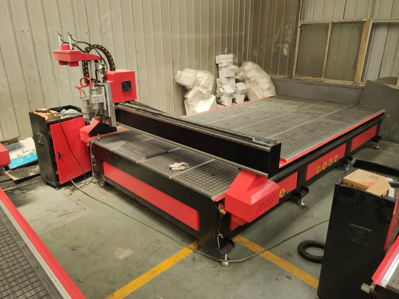 Фрезерный станок с ЧПУ | 2100x4000x300 | 3 кВт | RichAuto A15 | 2 Head 