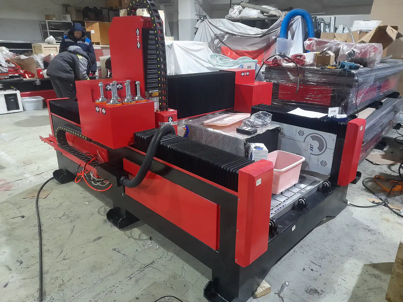 Фрезерный станок с ЧПУ по камню | 900x1500x400 | 3 кВт | Inectra  фото 3