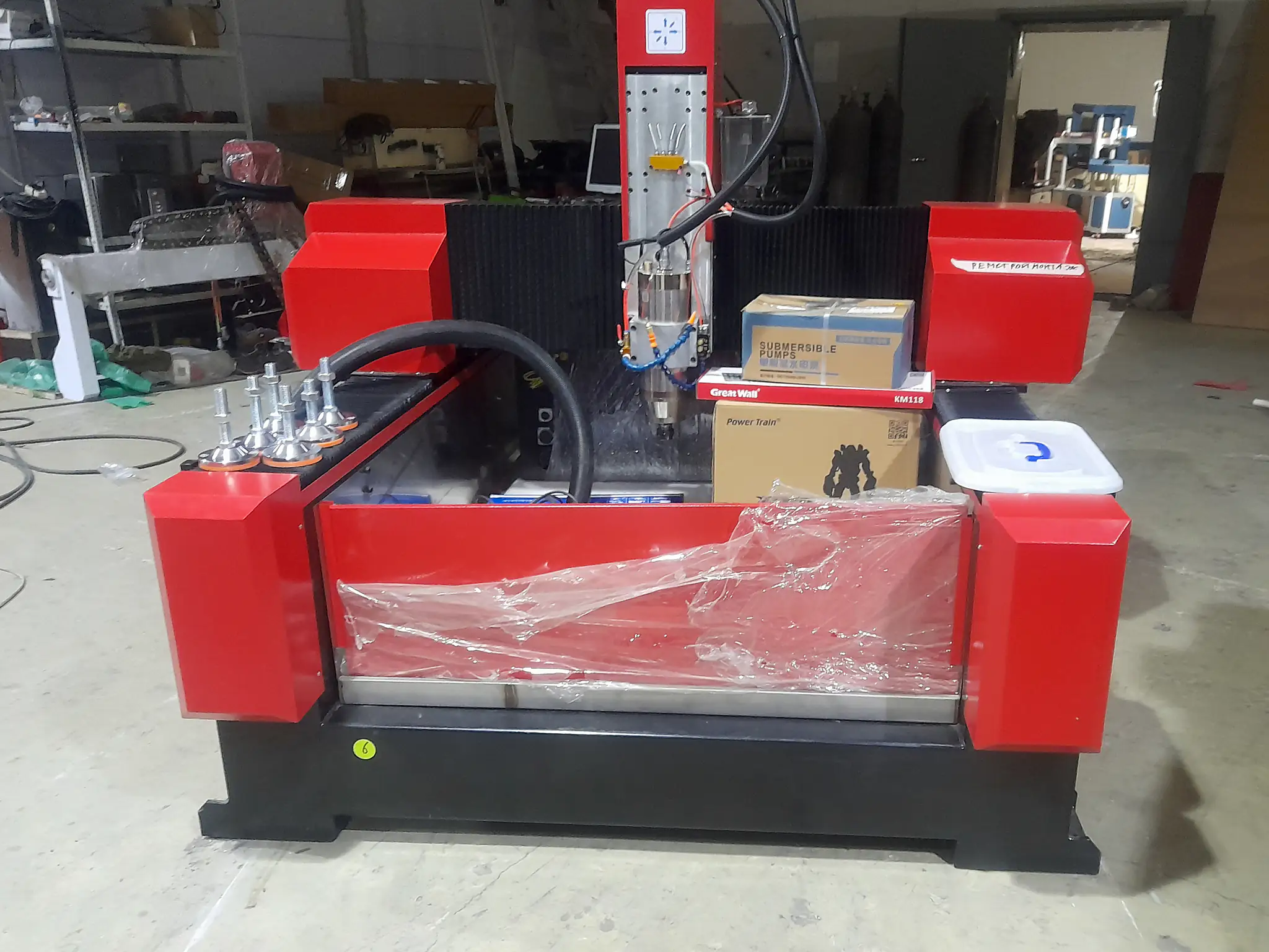 Фрезерный станок с ЧПУ по камню | 900x1500x400 | 3 кВт | Inectra  фото 4