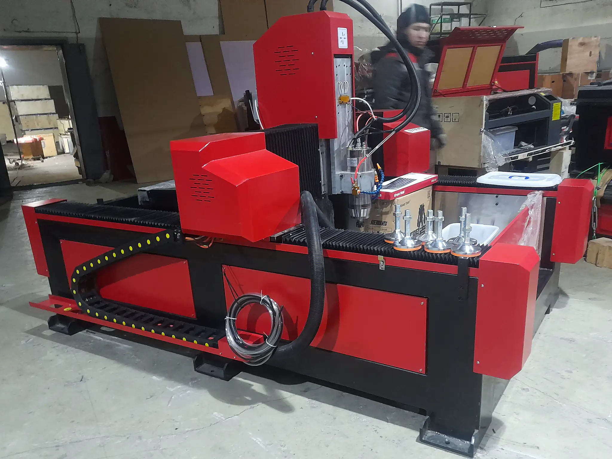 Фрезерный станок с ЧПУ по камню | 900x1500x400 | 3 кВт | Inectra  фото 6