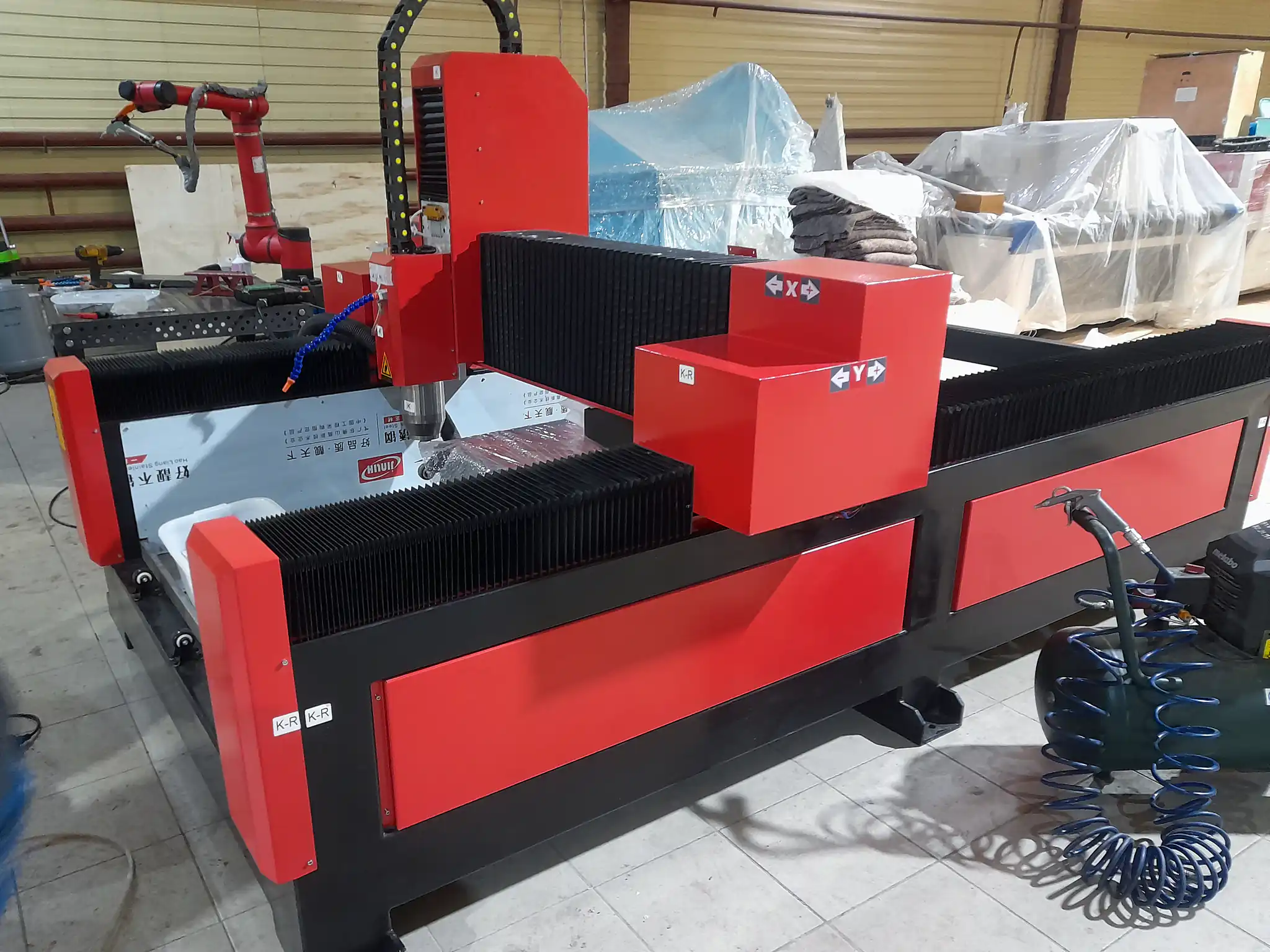 Фрезерный станок с ЧПУ по камню | 1000x2000x400 | 3 кВт | Inectra 