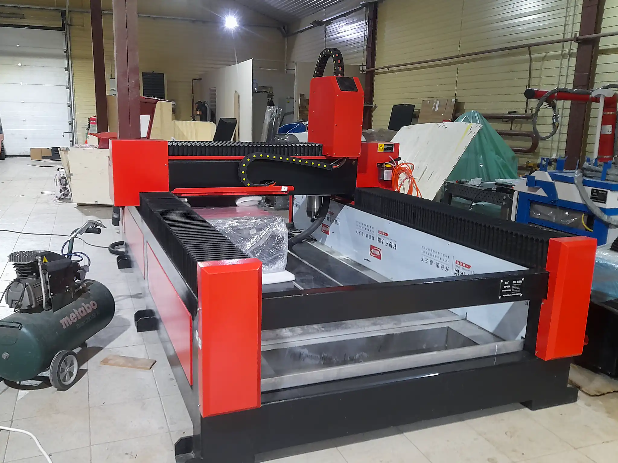 Фрезерный станок с ЧПУ по камню | 1000x2000x400 | 3 кВт | Inectra  фото 4