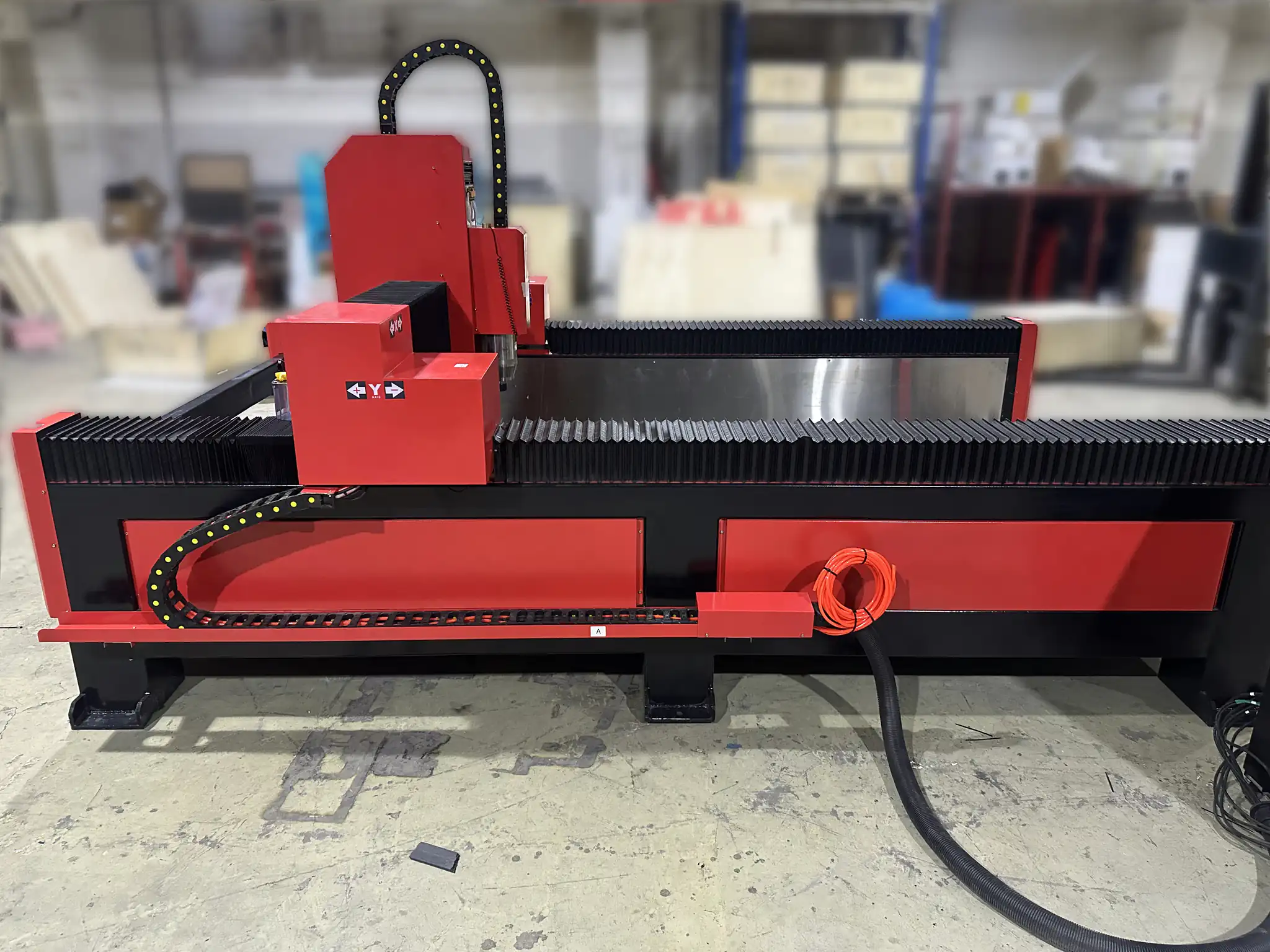 Фрезерный станок с ЧПУ по камню | 1300x2500x400 | 3 кВт | Inectra  фото 4