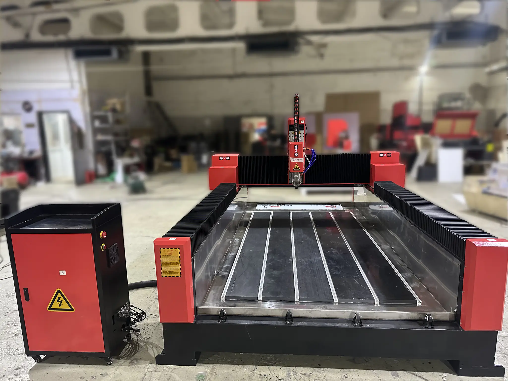 Фрезерный станок с ЧПУ по камню | 1300x2500x400 | 3 кВт | Inectra  фото 5