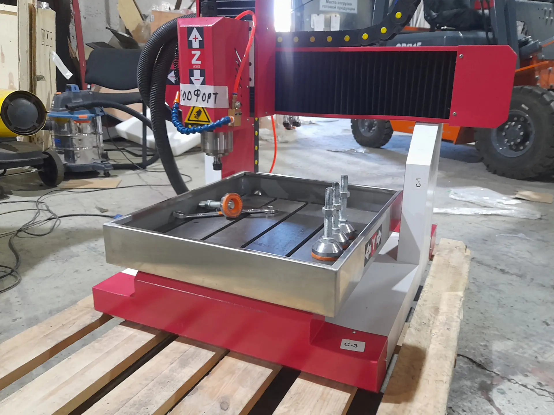 Фрезерный станок с подачей СОЖ | 400x400x200 | 2,2 кВт | Inectra фото 5