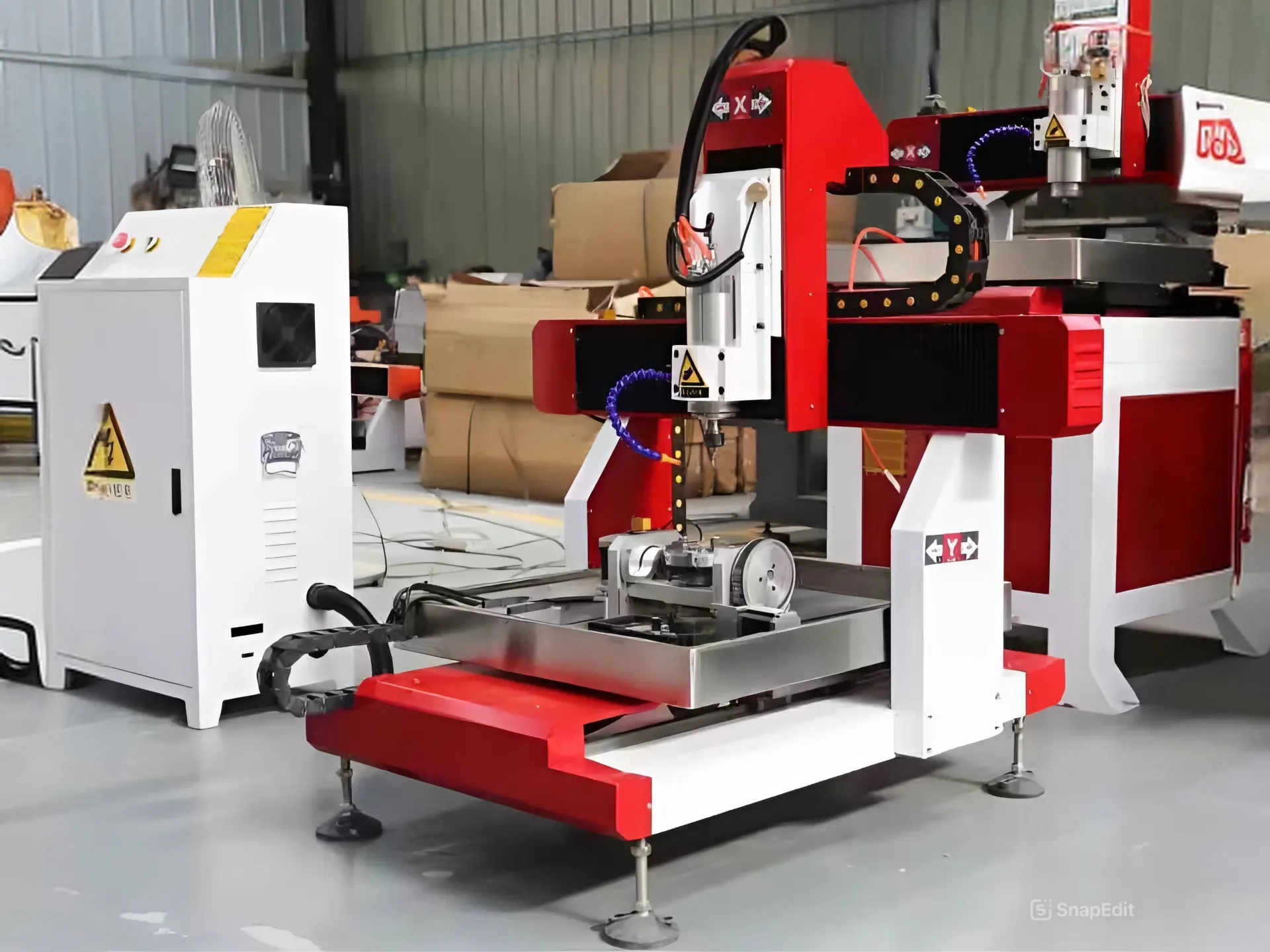 Фрезерный станок с подачей СОЖ | 400x400x200 | 2,2 кВт | Inectra